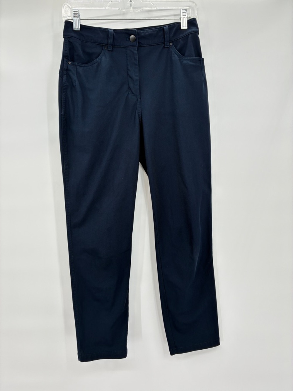 Lululemon Womens City Sleek Commuter Office Work Pants Blue Size 6 *RUN SMALL